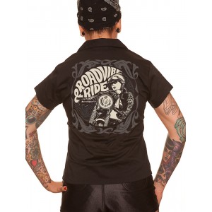 Dragstrip Kustom Roadvibe & Ride diner Shirt